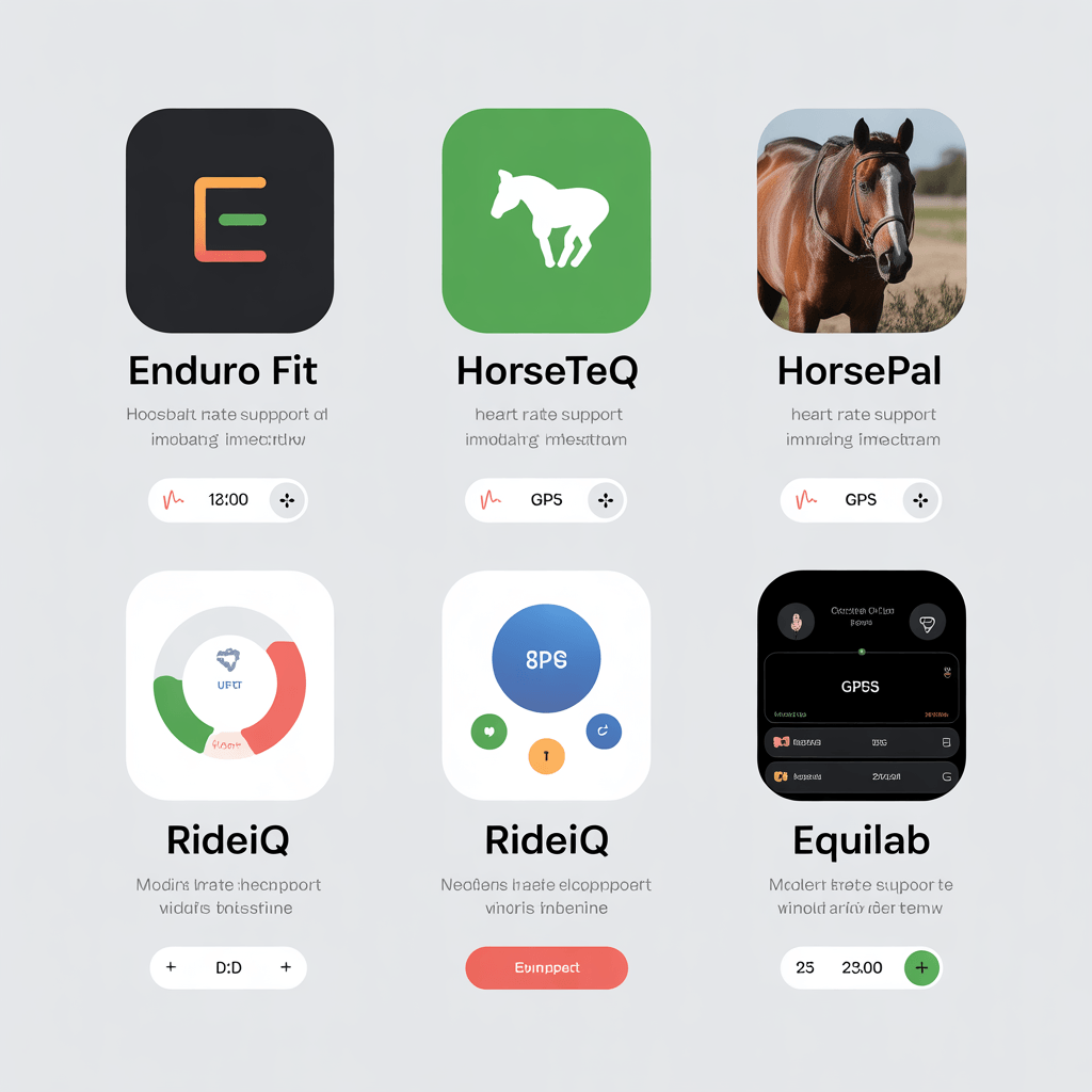 Best Horse Riding Apps with Heart Rate Monitor Integration (2026) Rider and horse using tech with GPS and performance data